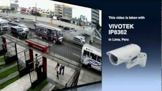 VIVOTEK IP8362 in Lima Peru [upl. by Ecnerrat175]