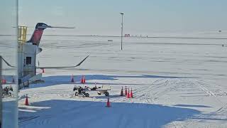 Williston ND Airport 102723 Snow [upl. by Neille]