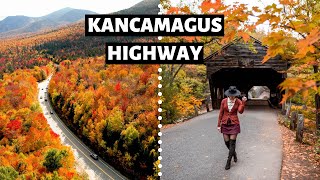 THE BEST Scenic Drive in NEW ENGLAND Fall Colors on the Kancamagus Highway [upl. by Assertal]