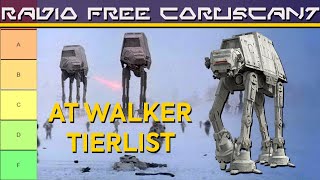 The Ultimate Walker Tierlist  Star Wars Lists [upl. by Feetal]