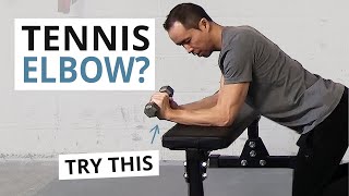 How to Treat Tennis Elbow with 3 Effective Exercises [upl. by Ahsenre]