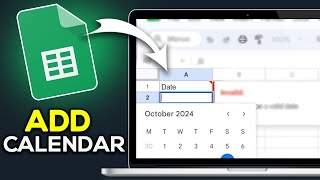 How to Add Date Calendar in Google Sheets [upl. by Bohon]