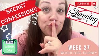 Slimming World Weigh in  week 27 slimmingworld weightloss weighdayresults weighin [upl. by Ines91]