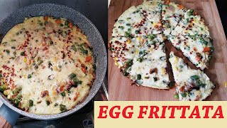 How to make Egg frittata recipe Easy egg amp cheese breakfast [upl. by Vod757]