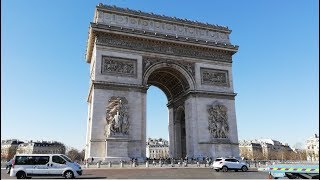 Visiting The Arc de Triomphe In Paris [upl. by Walley609]