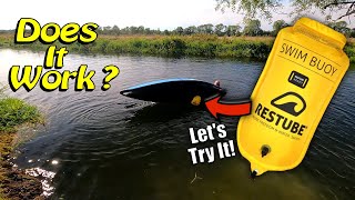 RESTUBE Swim Buoy as a Kayak Self Rescue Paddle Float  TEST [upl. by Aara]