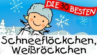 Schneeflöckchen Weißröckchen  Weihnachtslieder zum Mitsingen  Kinderlieder [upl. by Bittner]