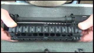 Installation of the Gen2 Two Piece Free Float Handguard [upl. by Ailekat]