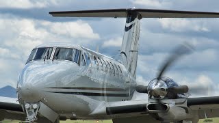 Beechcraft King Air 350i Acionamento e Decolagem um Lindo som dos Motores [upl. by Eiluj]