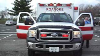 Roanoke EMS Medic 152 Lights amp Siren Demo [upl. by Egoreg79]