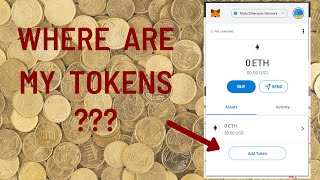 Tokens Missing On Metamask Heres How to Fix it [upl. by Ylremik]