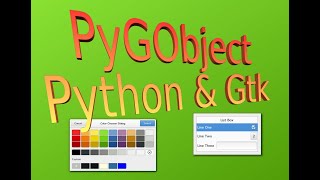 PyGObject Lesson 2 A Button Gtk and Python [upl. by Adin120]