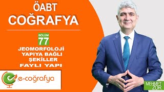 77 Jeomorfoloji Yapıya Bağlı Şekiller  Faylı Yapı [upl. by Arraeit923]