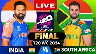 🔴 Live India vs South Africa T20 World Cup Final Match Score  Live Cricket Match Today IND vs SA [upl. by Sheridan]