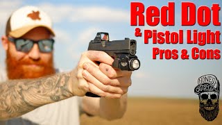 The Pros amp Cons of Red Dots amp Lights On Your Carry Pistol [upl. by Worl336]