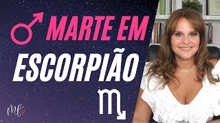 MARTE EM ESCORPIÃO COMO FUNCIONA NO MAPA NATAL [upl. by Ohl93]