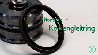 Montage  Kolbengleitringdichtung [upl. by Enomes]