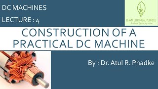 Synchronous Generator Construction Main parts of generator 1st year engineering BEEEEE [upl. by Frannie]