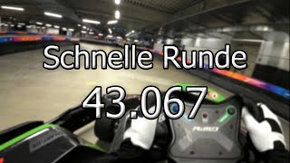 Kartpalast Bergkirchen  Raceway 24  Rundenzeit 43067 [upl. by Alauqahs170]