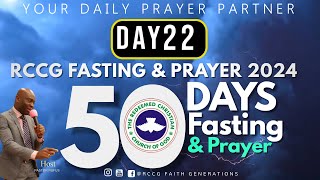 DAY 22 Fasting Prayer Points RCCGfasting pastorrufusprayer  prayerrufus [upl. by Arst146]