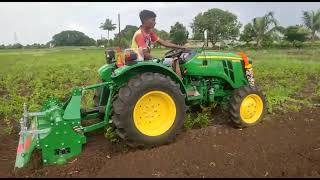 John Deere 3036 EN with green system rotavetar very powerful enginjohndeere youtubeshorts [upl. by Hebel137]