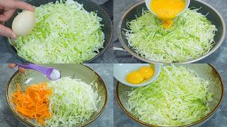 Cabbage with eggs is better than meat TOP🔝13 Simple Easy and delicious cabbage recipes [upl. by Atinaw]