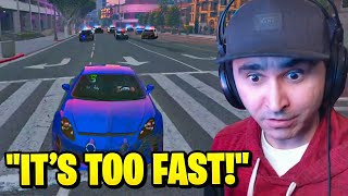 Summit1g Cant Handle The SPEED in S Boost Chase  GTA 5 ProdigyRP [upl. by Notyard]