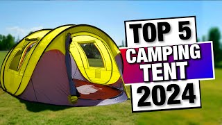 Top 5  Best Pop up Camping Tents for Hassle Free Camping 2024 [upl. by Ttik]