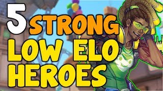 5 STRONG HEROES In LOW ELO That Are WEAK in HIGH ELO  Overwatch Competitive Season 8 [upl. by Fital]