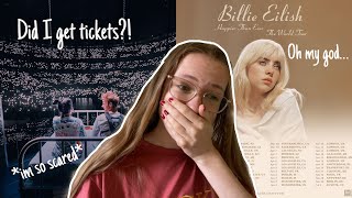 Billie Eilish Happier than ever concert tickets 2022 amp covid vaccine prepare with mevlog [upl. by Ahtivak]