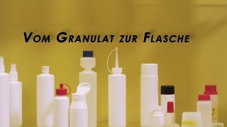 Vom Granulat zur Flasche  Die Entstehung einer Rixius Kunststoffflasche [upl. by Assilana]