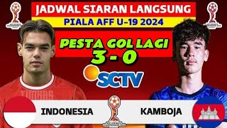 LIVE Indonesia U19 vs Kamboja U19 30 timnas timnasindonesia [upl. by Yral553]