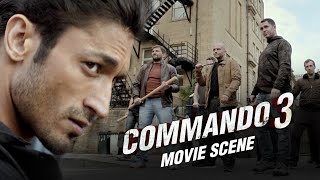 Vidyuts Solid Action  Commando 3  Movie Scene [upl. by Aryt]