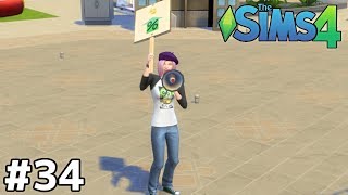 デモ参加者１名、聴衆０名【The Sims4実況】＃３４ [upl. by Panayiotis]