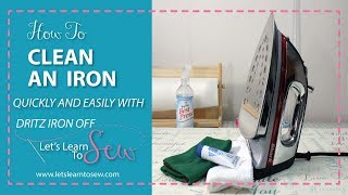 How To Clean An Iron With Dritz Iron Off [upl. by Weldon758]