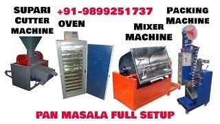 Pan Masala Making Machine  Pan Masala Pouch Packing Machine  Gutkha Making Machine [upl. by Ginger788]