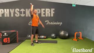 Exercise 6  Shoulder press with Elastiband® English version [upl. by Yracaz]