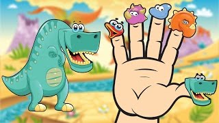 JURASSIC Finger Family Song  Dinosaurs Finger Family Nursery Rhyme [upl. by Yluj]