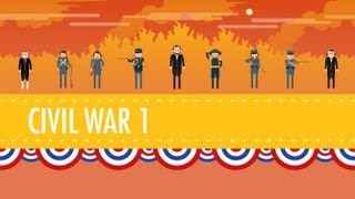 The Civil War Part I Crash Course US History 20 [upl. by Ritter]