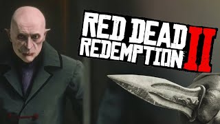 Red Dead Redemption 2  How To Easily Find The Saint Denis Vampire And His Rare Dagger [upl. by Ardnikat]