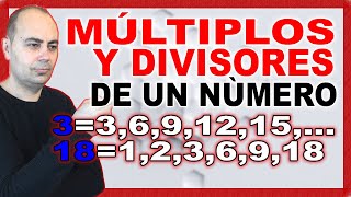 💥MÚLTIPLOS Y DIVISORES DE UN NUMERO 💥 Múltiplos y Divisores Para Primaria 22 [upl. by Anaoy788]