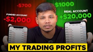 ❌ Funded Challenges Vs Real Accounts ✅ ₹150000 My Last Month Trading Profit [upl. by Ain]