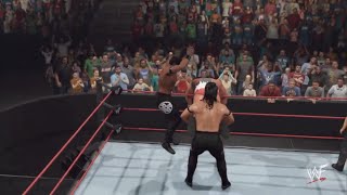 The Acolytes Vs Natural Disasters Wwf 2k23 [upl. by Emmer]