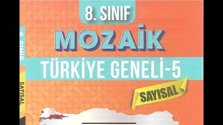 8SINIF LGS MOZAİK 5 TG DENEME [upl. by Akimaj]