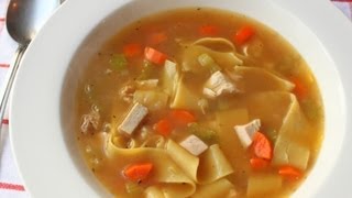 Roasted Chicken Broth Recipe  Part 1 of How to Make Chicken Noodle Soup [upl. by Ormiston]