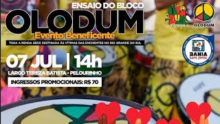 Ensaio Olodum Beneficente feat Tonho materia Ensaio barril 15 110724 [upl. by Gowrie]