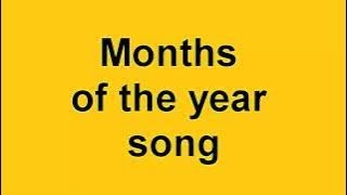 Learn the Months of the Year in Spanish Song YouTube [upl. by Ayarahs]