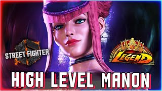 Street Fighter 6 High Level Manon ▶ じえい。  JE Stylish play [upl. by Oriole]