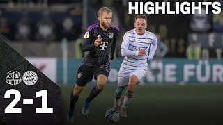 Second round setback  1 FC Saarbrücken vs FC Bayern 21  DFB Pokal Highlights [upl. by Cummings]