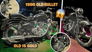 Old Bullet 1969  Maza A gaya old Bullet Dekh ke🤩A Classic Ride Revisited  moto vlog on old Bullet [upl. by Miko757]